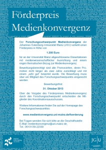 Plakat_Förderpreis Medienkonvergenz 2013